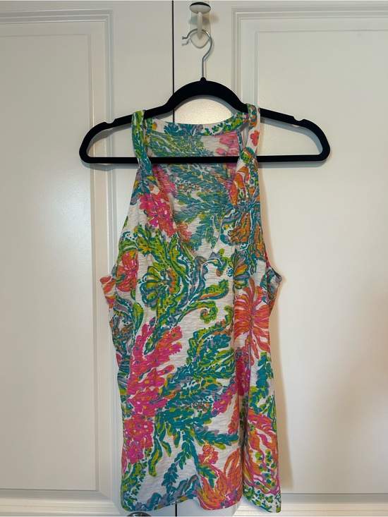 Lilly Pulitzer Tops - Bright Floral Sleeveless Tank Top — Multicolor